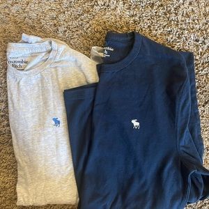 Abercrombie mens medium long sleeve tees